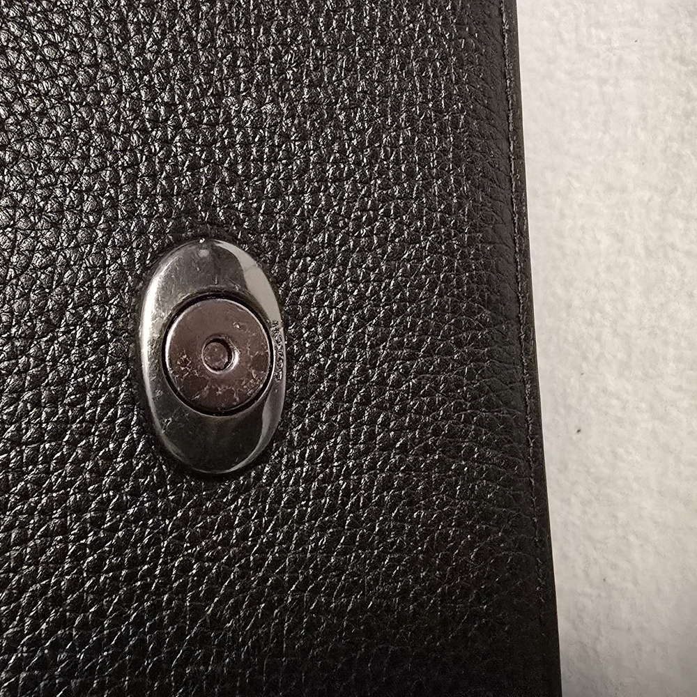 Coach Choulder Bag, Black With 2 Straps - Picture 11 of 16